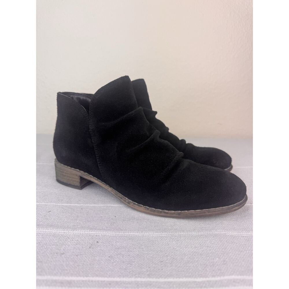Diba True Ring True Bootie Suede Ankle Boots Casual Boho Whimsigoth Black 7.5